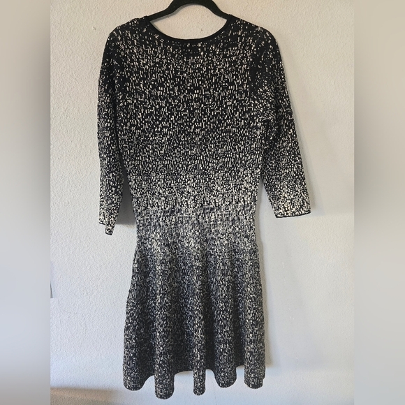 Carmen Sweater Midi Dress Sx M Women Evening 3/4 Sleeves Cocktail Stretchy - Picture 9 of 12